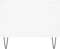 vidaXL - Salontafel - 102x50x40 - cm - bewerkt - hout - wit