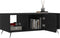 vidaXL - Salontafel - 102x50x40 - cm - bewerkt - hout - zwart