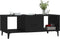 vidaXL - Salontafel - 102x50x40 - cm - bewerkt - hout - zwart