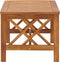 vidaXL - Salontafel - 102x50x43 - cm - massief - acaciahout