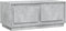 vidaXL - Salontafel - 102x50x44 - cm - bewerkt - hout - betongrijs