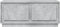vidaXL - Salontafel - 102x50x44 - cm - bewerkt - hout - betongrijs