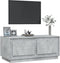 vidaXL - Salontafel - 102x50x44 - cm - bewerkt - hout - betongrijs
