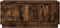 vidaXL - Salontafel - 102x50x44 - cm - bewerkt - hout - gerookt - eikenkleurig