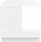vidaXL - Salontafel - 102x50x44 - cm - bewerkt - hout - hoogglans - wit