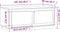 vidaXL - Salontafel - 102x50x44 - cm - bewerkt - hout - sonoma - eikenkleurig