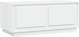 vidaXL - Salontafel - 102x50x44 - cm - bewerkt - hout - wit