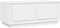 vidaXL - Salontafel - 102x50x44 - cm - bewerkt - hout - wit