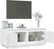 vidaXL - Salontafel - 102x50x44 - cm - bewerkt - hout - wit
