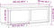 vidaXL - Salontafel - 102x50x44 - cm - bewerkt - hout - zwart