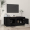 vidaXL - Salontafel - 102x50x44 - cm - bewerkt - hout - zwart