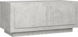 vidaXL - Salontafel - 102x50x45 - cm - bewerkt - hout - betongrijs
