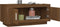 vidaXL - Salontafel - 102x50x45 - cm - bewerkt - hout - bruin - eikenkleur