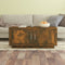 vidaXL - Salontafel - 102x50x45 - cm - bewerkt - hout - gerookt - eikenkleurig