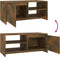 vidaXL - Salontafel - 102x50x45 - cm - bewerkt - hout - gerookt - eikenkleurig