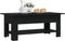 vidaXL - Salontafel - 102x50x45 - cm - bewerkt - hout - zwart