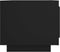 vidaXL - Salontafel - 102x50x45 - cm - bewerkt - hout - zwart