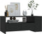 vidaXL - Salontafel - 102x50x45 - cm - bewerkt - hout - zwart