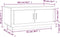 vidaXL - Salontafel - 102x50x45 - cm - bewerkt - hout - zwart