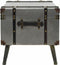 vidaXL - Salontafel - 102x51x47,5 - cm - MDF - en - aluminium