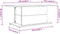 vidaXL - Salontafel - 102x55,5x40 - cm - bewerkt - hout - bruin - eikenkleur
