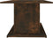 vidaXL - Salontafel - 102x55,5x40 - cm - bewerkt - hout - gerookt - eikenkleurig