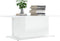 vidaXL - Salontafel - 102x55,5x40 - cm - bewerkt - hout - hoogglans - wit