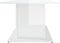 vidaXL - Salontafel - 102x55,5x40 - cm - bewerkt - hout - hoogglans - wit