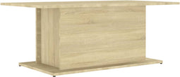 vidaXL - Salontafel - 102x55,5x40 - cm - bewerkt - hout - sonoma - eikenkleurig