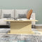 vidaXL - Salontafel - 102x55,5x40 - cm - bewerkt - hout - sonoma - eikenkleurig