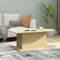 vidaXL - Salontafel - 102x55,5x40 - cm - bewerkt - hout - sonoma - eikenkleurig