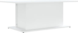 vidaXL - Salontafel - 102x55,5x40 - cm - bewerkt - hout - witr