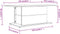 vidaXL - Salontafel - 102x55,5x40 - cm - bewerkt - hout - witr