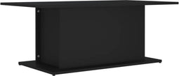 vidaXL - Salontafel - 102x55,5x40 - cm - bewerkt - hout - zwart