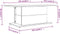 vidaXL - Salontafel - 102x55,5x40 - cm - bewerkt - hout - zwart