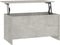 vidaXL - Salontafel - 102x55,5x52,5 - cm - bewerkt - hout - betongrijs