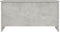 vidaXL - Salontafel - 102x55,5x52,5 - cm - bewerkt - hout - betongrijs