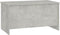 vidaXL - Salontafel - 102x55,5x52,5 - cm - bewerkt - hout - betongrijs