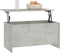 vidaXL - Salontafel - 102x55,5x52,5 - cm - bewerkt - hout - betongrijs