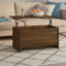 vidaXL - Salontafel - 102x55,5x52,5 - cm - bewerkt - hout - bruin - eikenkleur