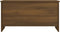 vidaXL - Salontafel - 102x55,5x52,5 - cm - bewerkt - hout - bruin - eikenkleur