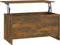 vidaXL - Salontafel - 102x55,5x52,5 - cm - bewerkt - hout - gerookt - eikenkleurig