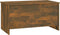 vidaXL - Salontafel - 102x55,5x52,5 - cm - bewerkt - hout - gerookt - eikenkleurig