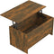 vidaXL - Salontafel - 102x55,5x52,5 - cm - bewerkt - hout - gerookt - eikenkleurig