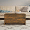 vidaXL - Salontafel - 102x55,5x52,5 - cm - bewerkt - hout - gerookt - eikenkleurig