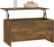 vidaXL - Salontafel - 102x55,5x52,5 - cm - bewerkt - hout - gerookt - eikenkleurig