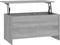 vidaXL - Salontafel - 102x55,5x52,5 - cm - bewerkt - hout - grijs - sonoma - eiken