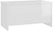 vidaXL - Salontafel - 102x55,5x52,5 - cm - bewerkt - hout - hoogglans - wit