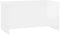 vidaXL - Salontafel - 102x55,5x52,5 - cm - bewerkt - hout - hoogglans - wit