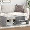 vidaXL - Salontafel - 102x55x35 - cm - bewerkt - hout - betongrijs